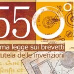 Il francobollo dedicato alla prima legge sui brevetti