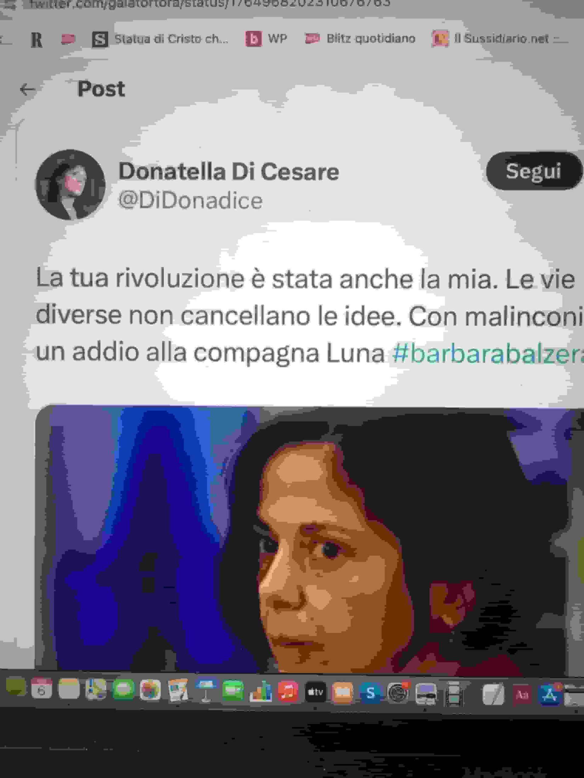 Barbara, la tua rivoluzione fu la mia, sdegno per il tweet di una prof di Roma orfana degli anni di piombo