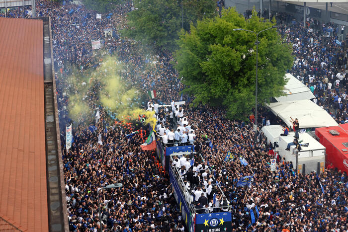 inter festa scudetto video