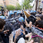 scontri studenti polizia la sapienza