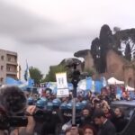 scontri brigata ebraica filopalestinesi roma