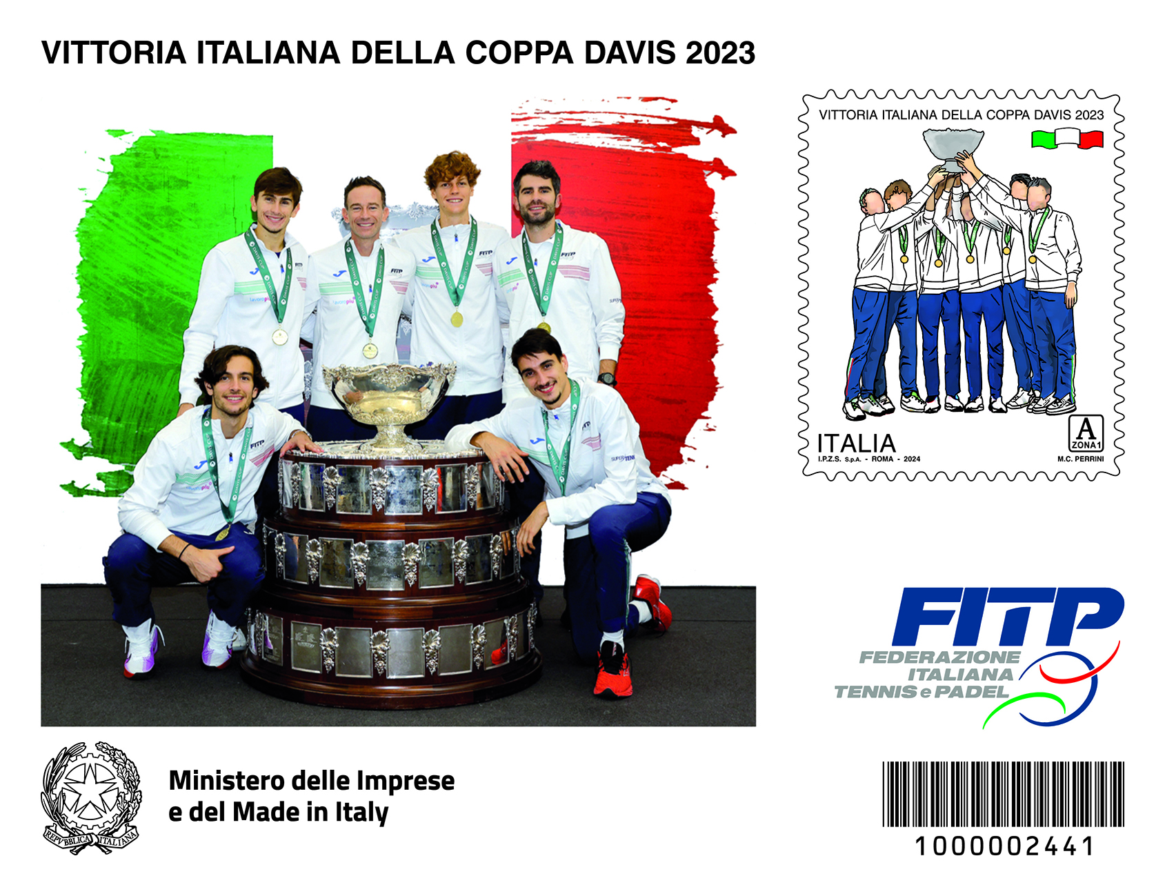 coppa davis francobollo tennis