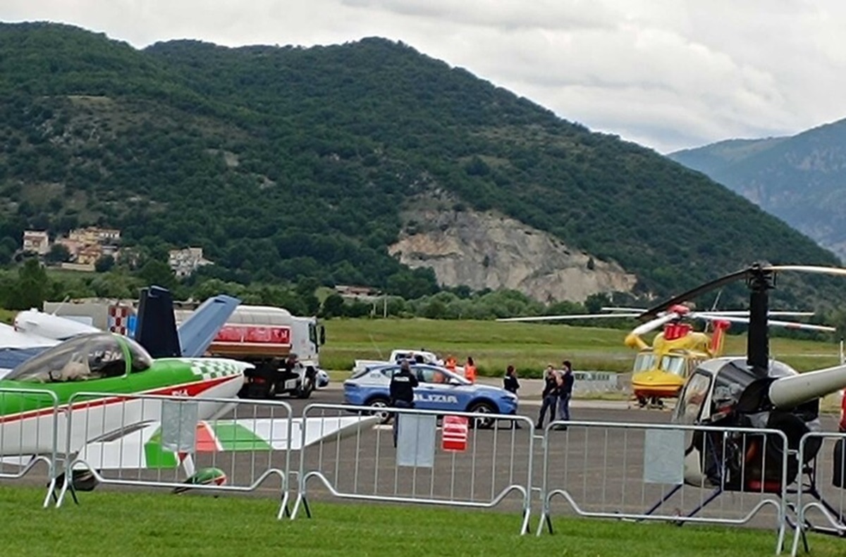 Muore investito da un camion durante l'Air show dell'Aquila, annullata la manifestazione