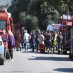 I soccorsi sul luogo della strage FOTO ANSA