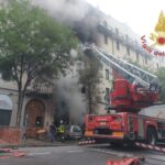 incendio autofficina milano