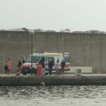 Auto in mare a Lavagna