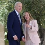 Meloni saluta Biden al G7