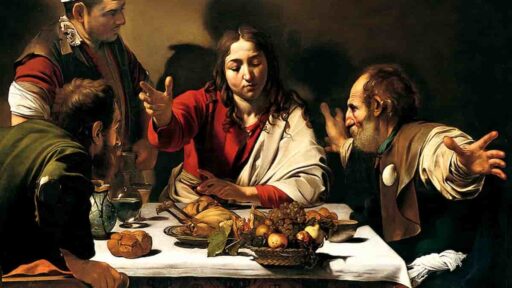 Gesù alla cena in Emmaus, dipinto di Caravaggio