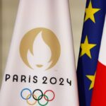 Bandiera olimpica Paris 2024