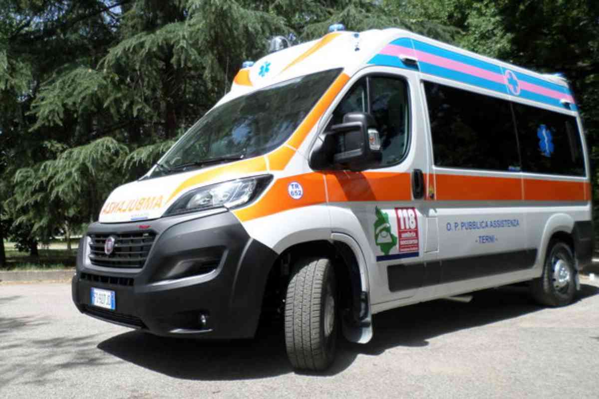 una ambulanza