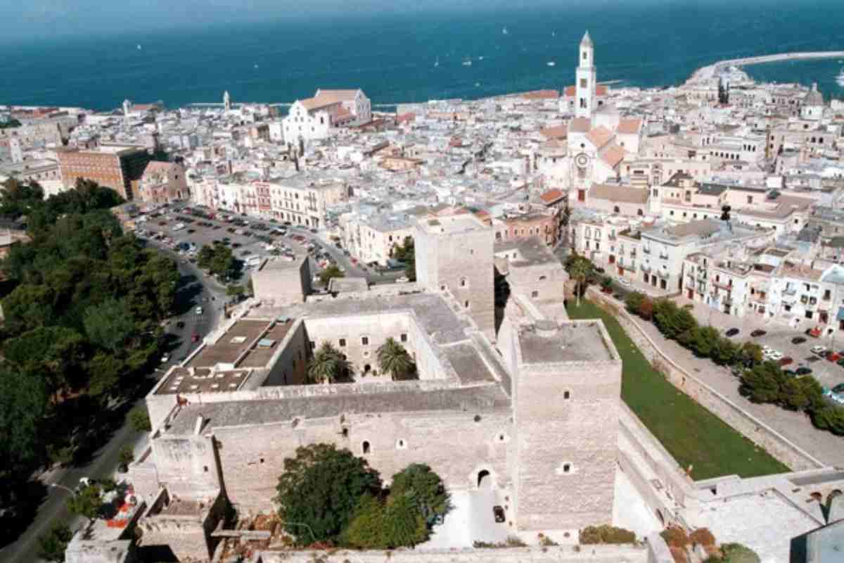 bari vecchia dall'alto