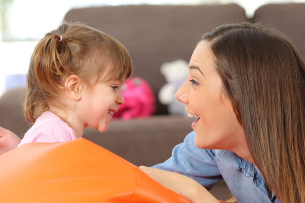 bimba con la mamma