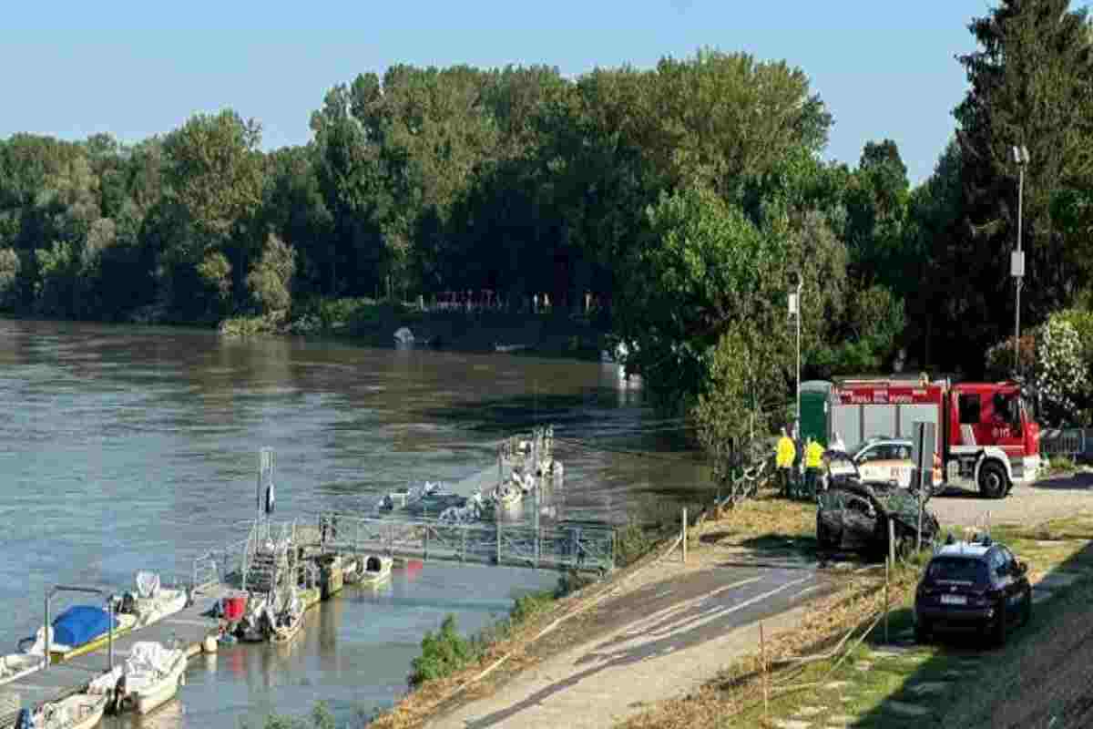 I soccorritori nella zona dell'incidente