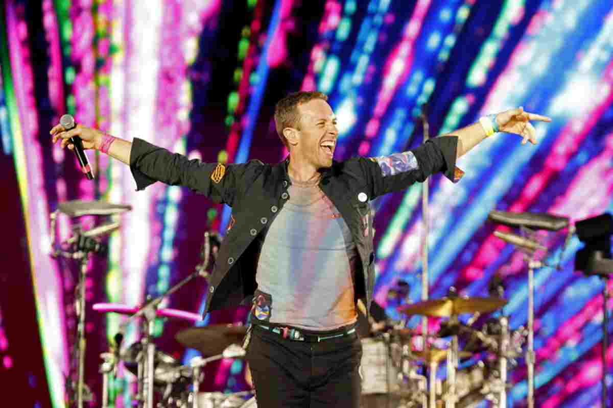 Il cantante dei Coldplay