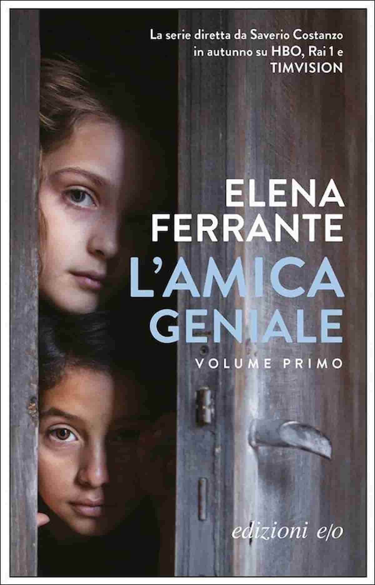 Copertina del libro L'Amica geniale di Elena Ferrante