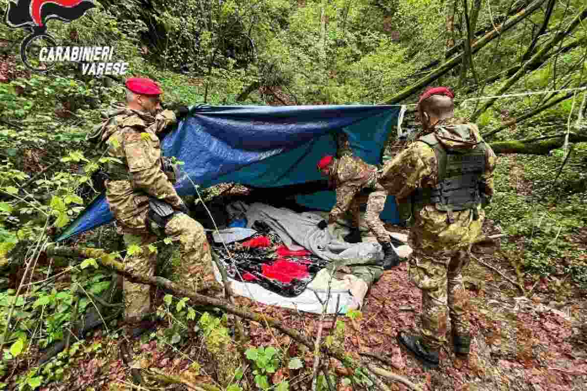 la tenda del pusher accoltellato