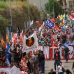 manifestazione no ponte sullo stretto