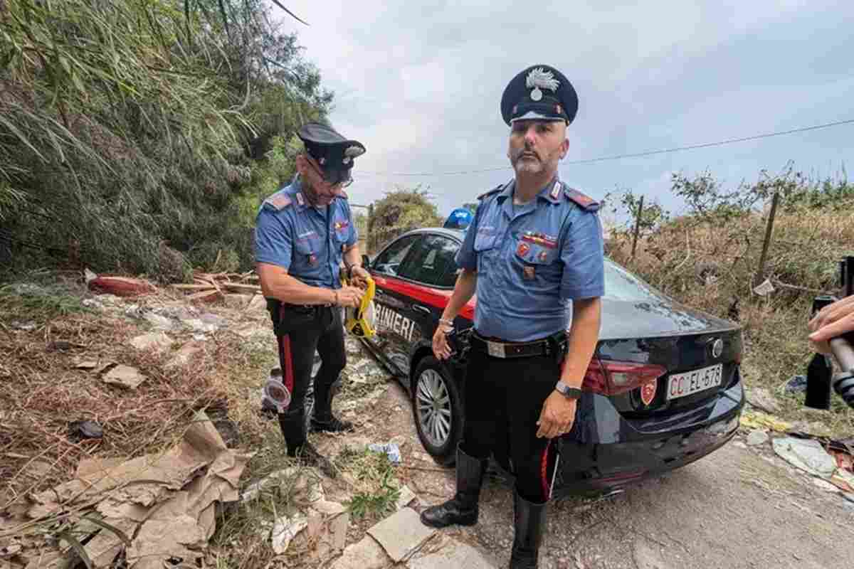 Una foto del luogo dell'incidente