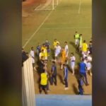 Il poliziotto spara alla gamba del portiere