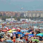 una spiaggia in spagna