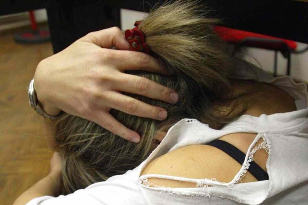 Una foto sulla violenza contro le donne