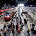 una stazione dei treni