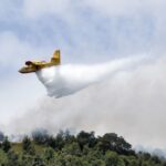 un canadair in azione