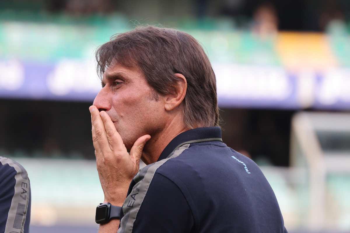 Antonio Conte preoccupato