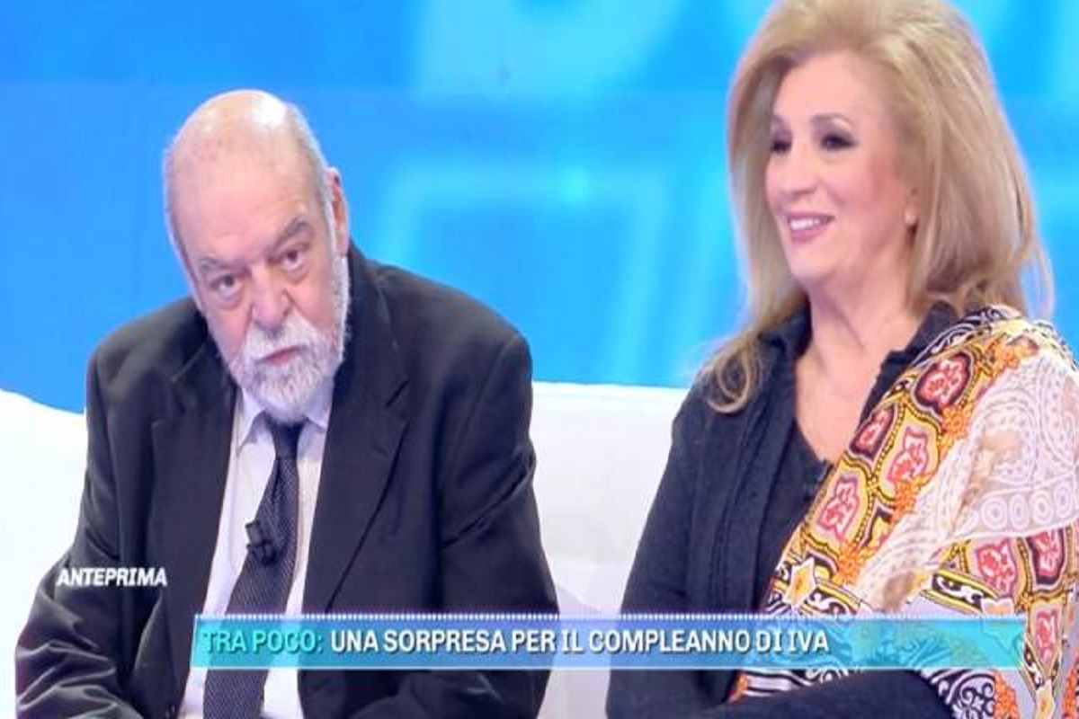 Iva Zanicchi con il compagno Fausto Pinna