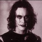 Brandon Lee nel film Il corvo