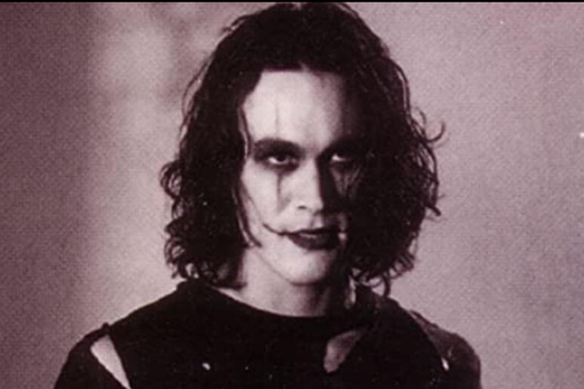 Brandon Lee nel film Il corvo