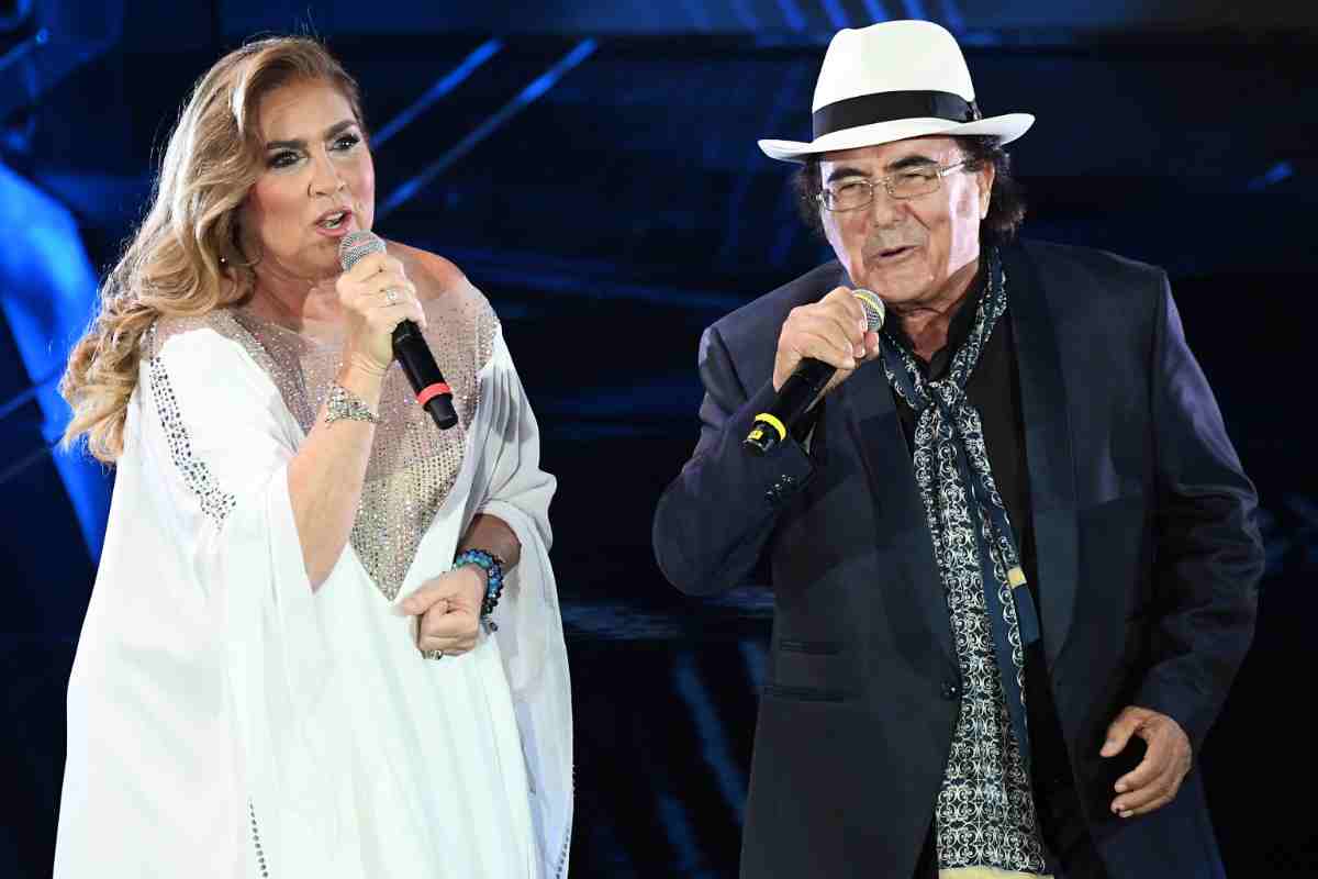 albano e romina sul palco