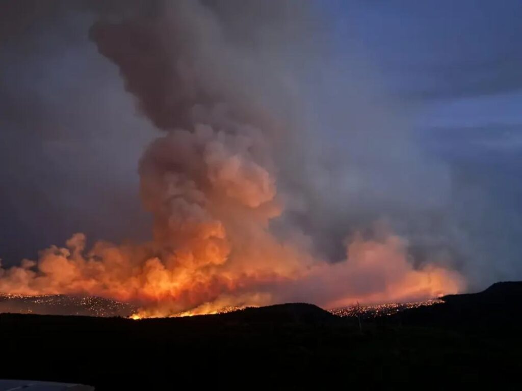 L'incendio in Colorado