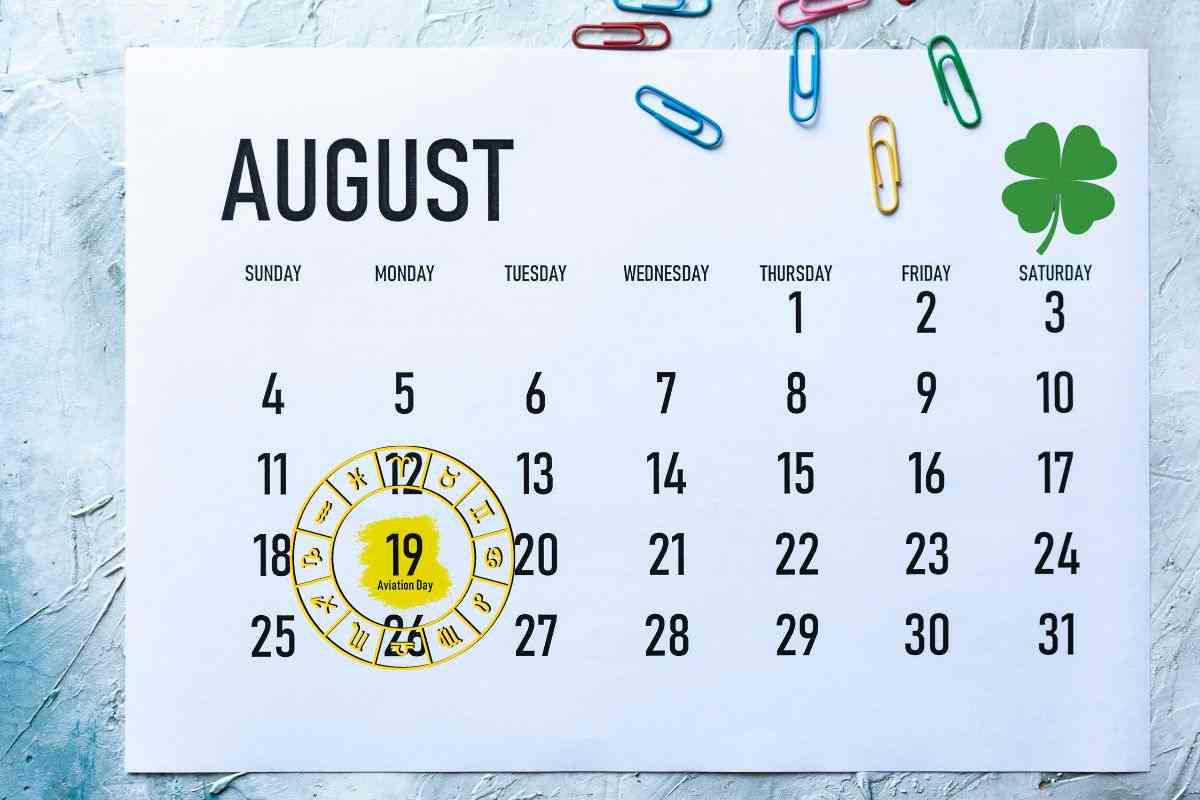 calendario agosto e oroscopo