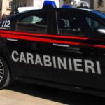 Un'auto dei Carabinieri in servizio