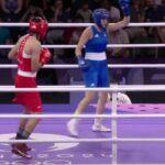 Il momento del ritiro di Carini alle Olimpiadi