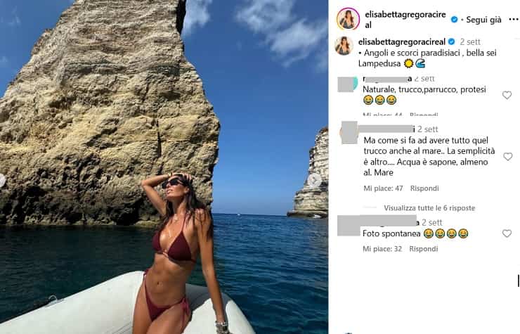 Elisabetta Gregoraci, le foto in costume scatenano i commenti: il dettaglio non è passato inosservato