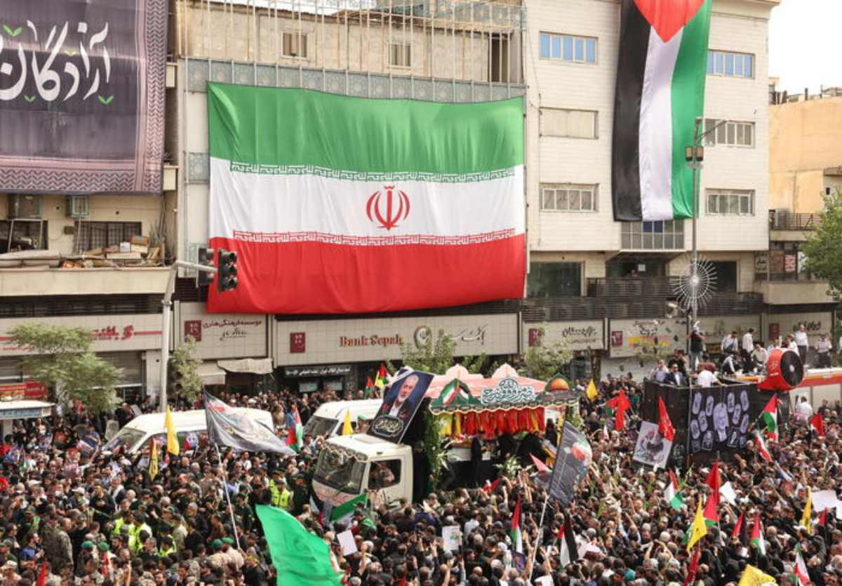 I funerali di Ismail Haniyeh a Teheran