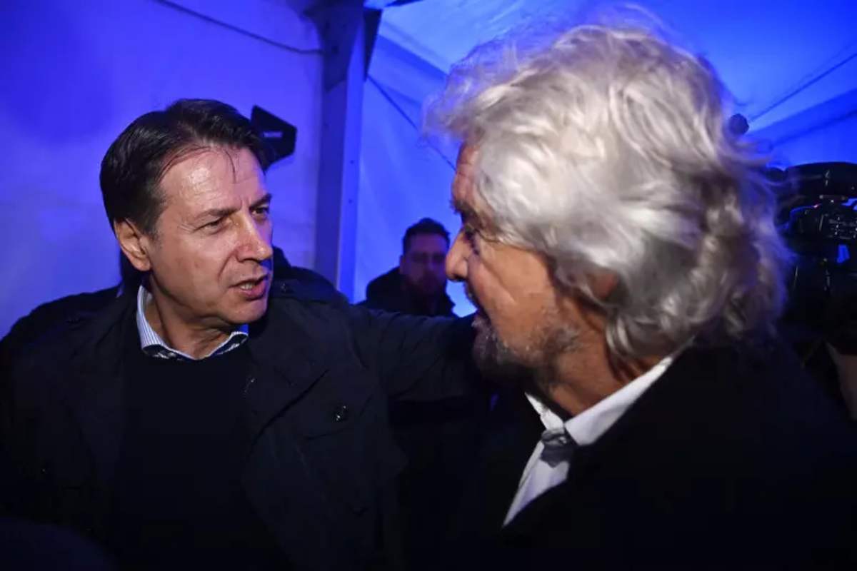 Beppe Grillo e Giuseppe Conte