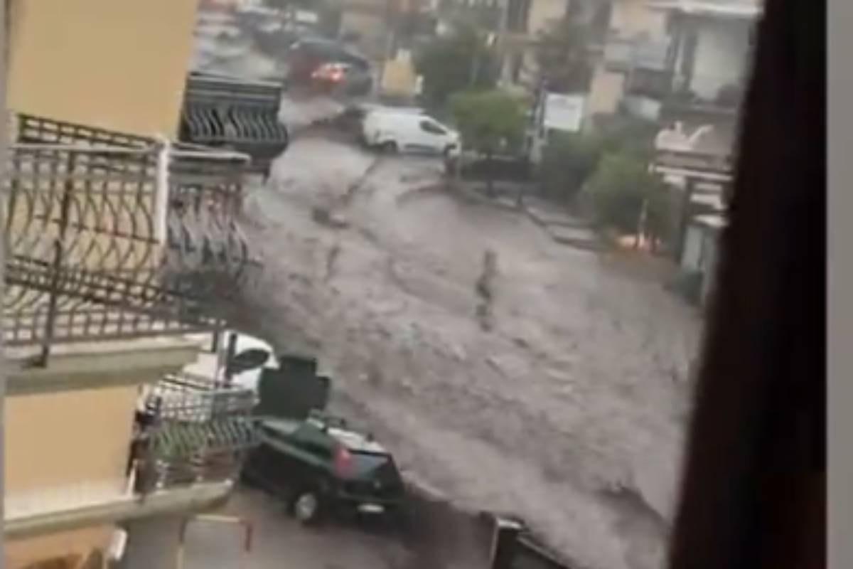 A Baiano le strade come fiumi di fango