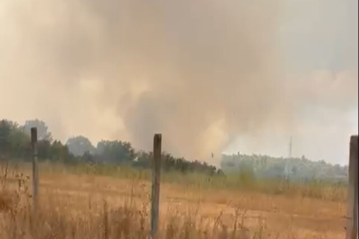 La pista di Fiumicino chiusa