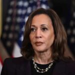 La candidata democratica alla presidenza Usa Kamala harris