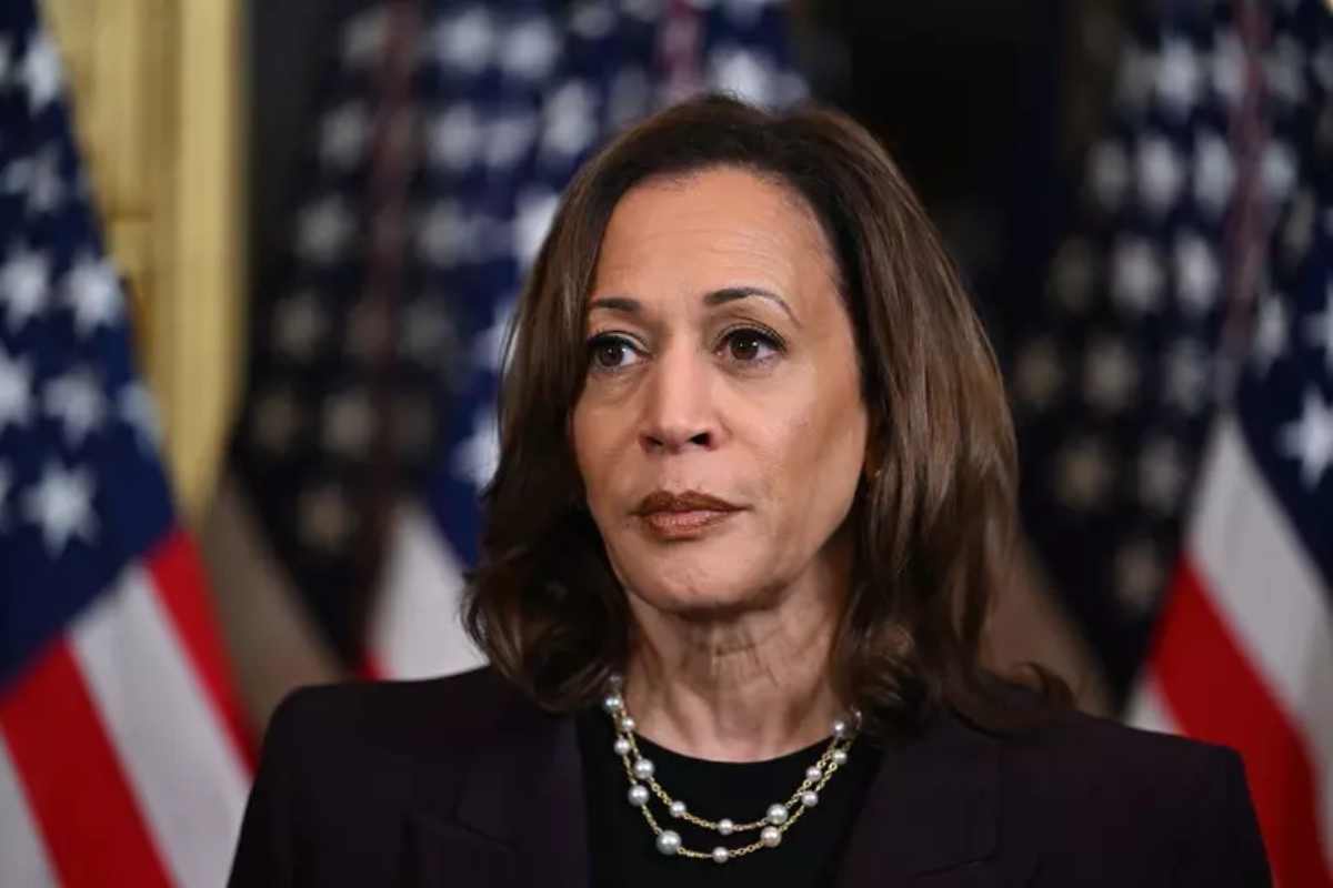 La candidata democratica alla presidenza Usa Kamala harris