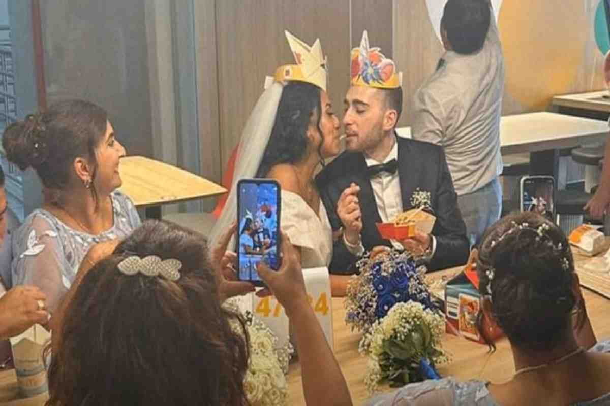 matrimonio al mcdonald's