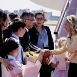 Giorgia Meloni in Cina con la figlia Ginevra