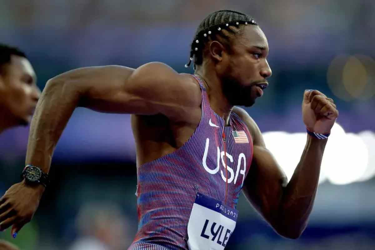 Noah Lyles, l'alteta americano presente alle Olimpiadi