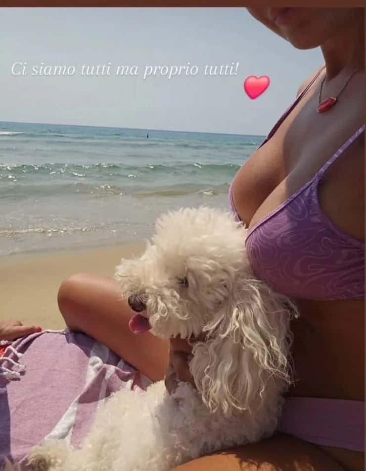 roberta di padua in spiaggia