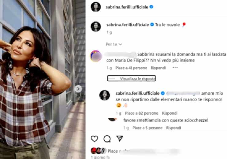 sabrina ferilli su instagram