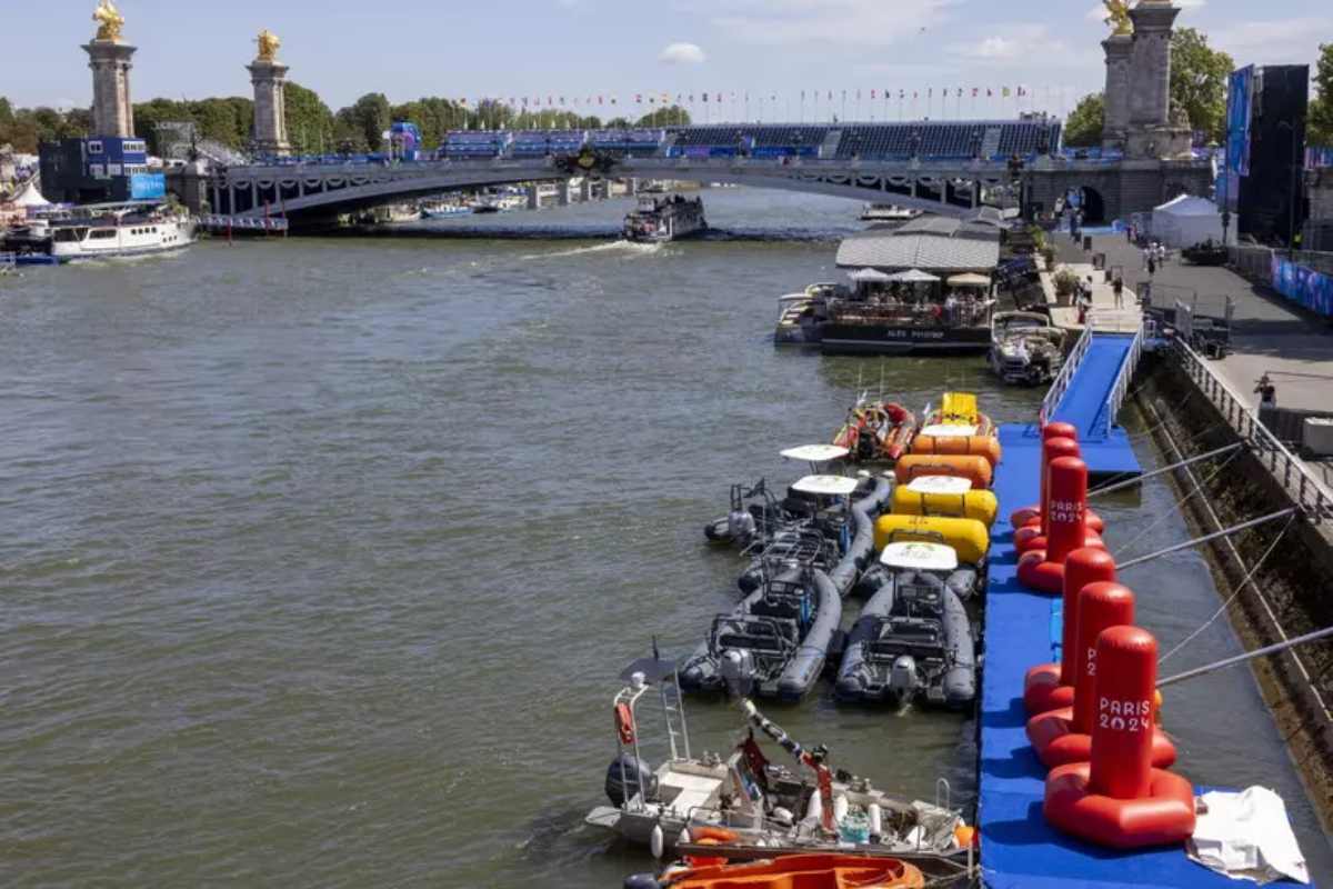 Un'immagine della Senna , il fiume di Parigi