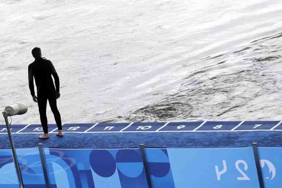 Una foto della Senna, il fiume di Parigi è balneabile per le Olimpiadi